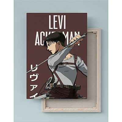 Quadro Decorativo Canvas Attack on Titan Levi Ackerman 01